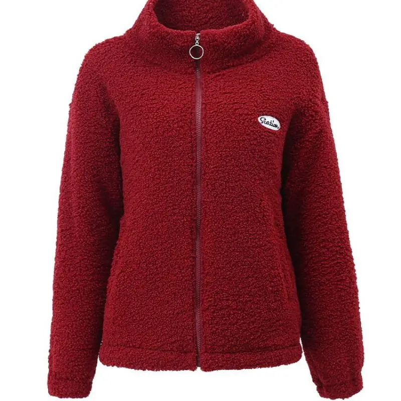 Cozyrol - Fleecejacke Damen, Warm und Gemütlich mit Hohem Kragen und Reißverschluss