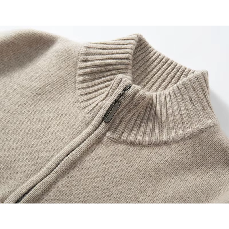 Lässman - Hochwertiger Pullover mit Reißverschluss Herren – Perfekt für Alltag & Freizeit