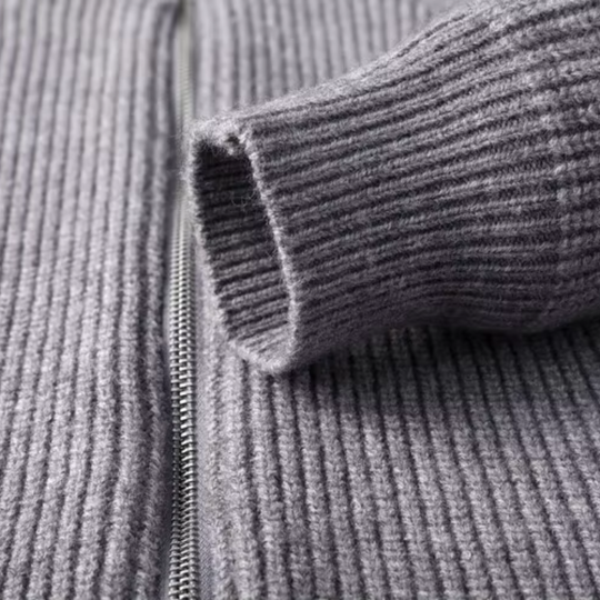 Wärmpro - Strickpullover mit Reißverschluss Herren – Ideal für Freizeit & Alltag