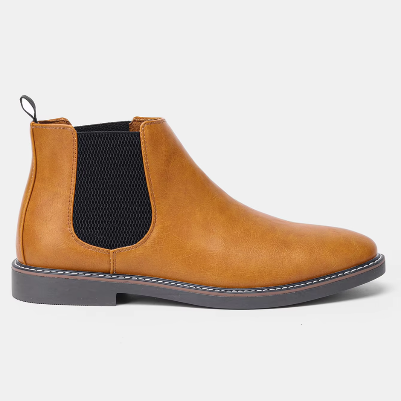 Striden - Bequeme Herrenschuhe Stiefel im Chelsea-Stil mit rutschfester Sohle