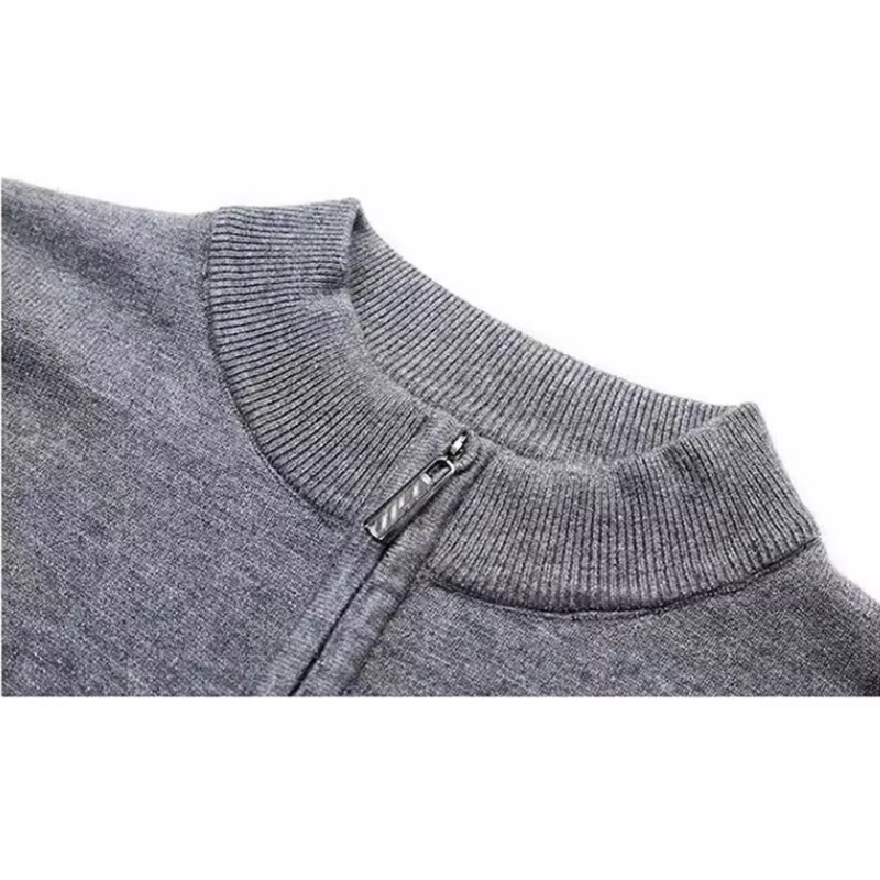 Lässman - Hochwertiger Pullover mit Reißverschluss Herren – Perfekt für Alltag & Freizeit