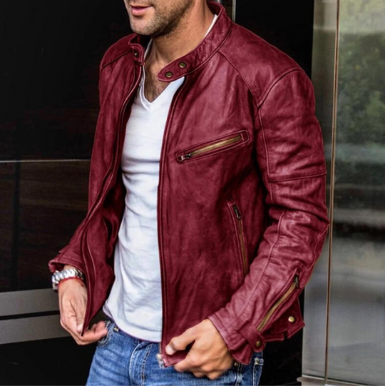 VeroStyle Lederjacke für Herren - Premium Qualität