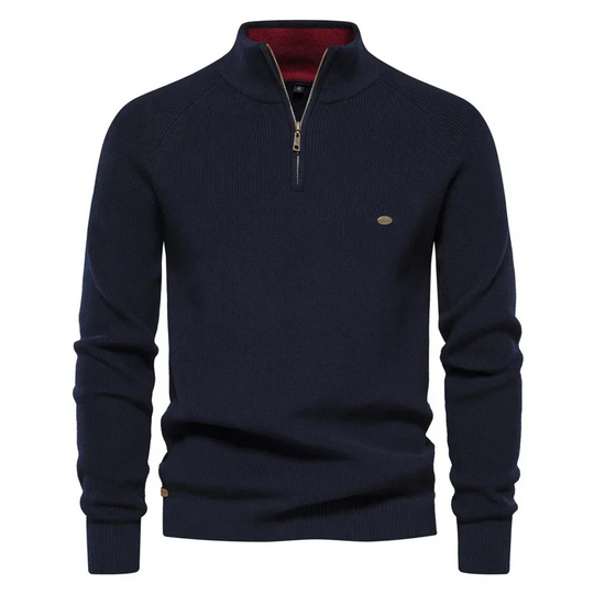 Reißman - Eleganter Pullover mit Reißverschluss Herren – Modern & Bequem