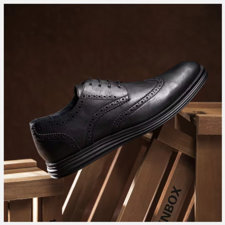 Wandrin - Elegante Herrenschuhe mit Brogue-Design und komfortabler Sohle