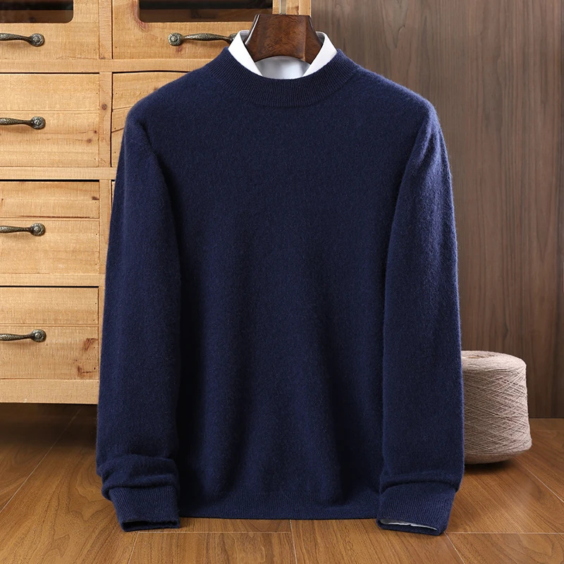 Feinher - Wollpullover Herren – Bequemer Strickpullover für Alltag & Büro