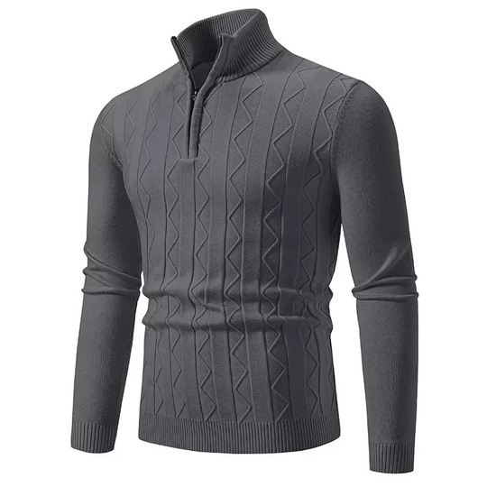 Stärzip - Eleganter Pullover mit Reißverschluss Herren – Ideal für Alltag & Freizeit