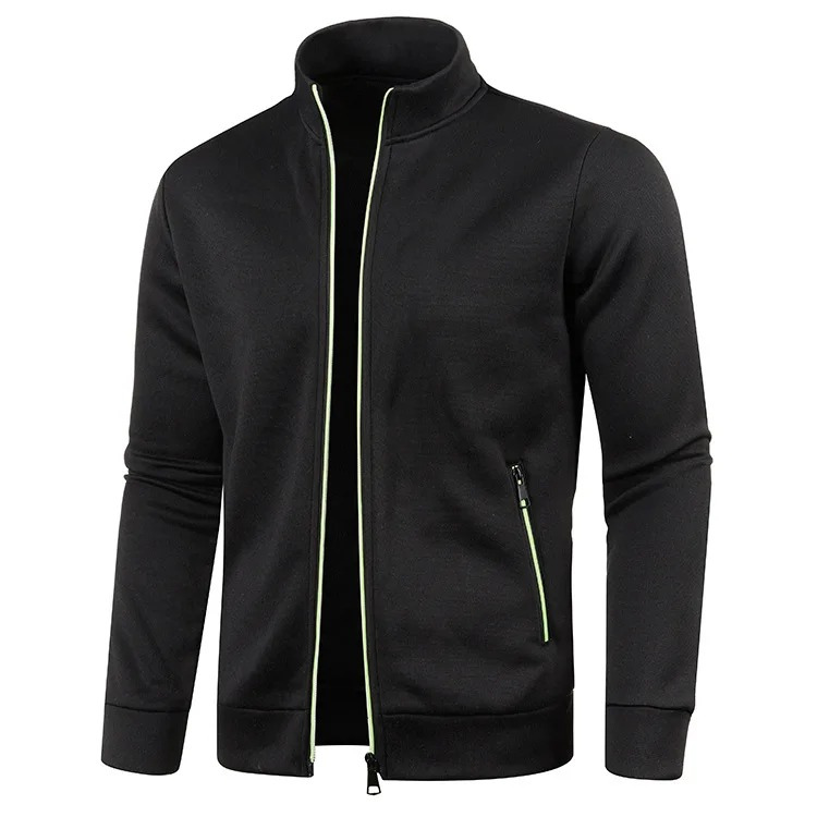 Zippmann - Herrenstrickjacke mit Reißverschluss, Sportlich, Stehkragen, Reißverschlusstaschen