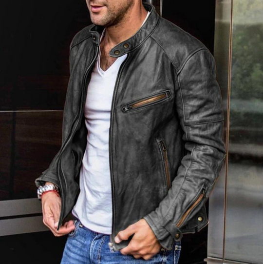 VeroStyle Lederjacke für Herren - Premium Qualität