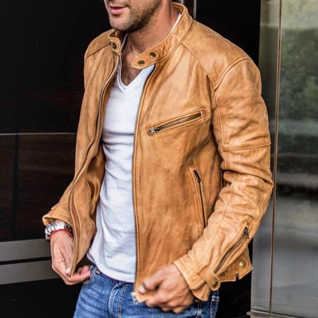 VeroStyle Lederjacke für Herren - Premium Qualität