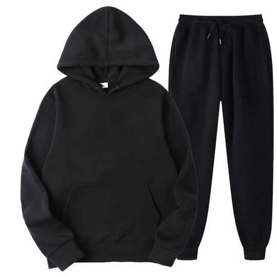 Femfitz - Kuscheliger Damen Hausanzug Mit Hoodie Und Kordelzug-Hose, Zweiteiler