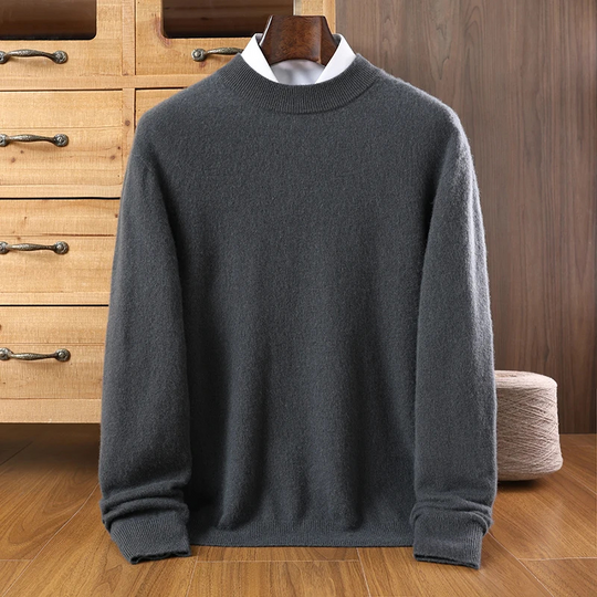 Feinher - Wollpullover Herren – Bequemer Strickpullover für Alltag & Büro