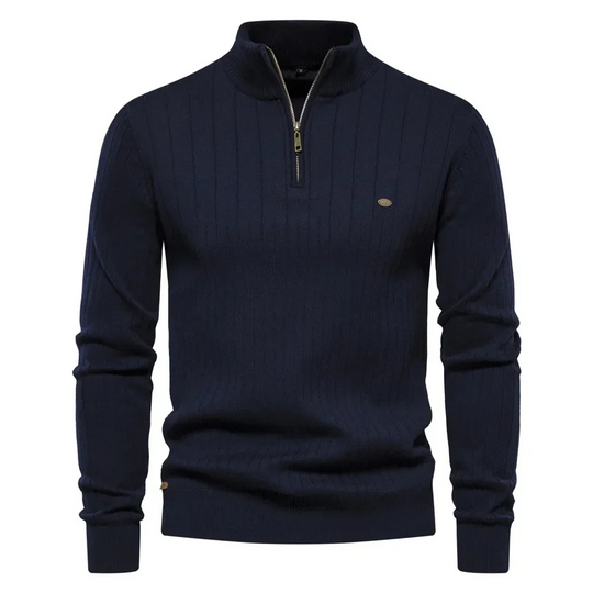 Reißman - Eleganter Pullover mit Reißverschluss Herren – Modern & Bequem