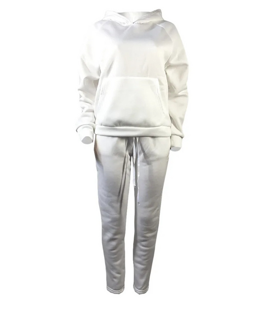 Glorina - Damen Hausanzug – Bequemes Hoodie und Jogger Set