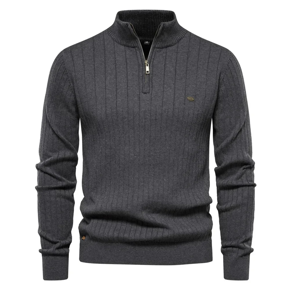 Reißman - Eleganter Pullover mit Reißverschluss Herren – Modern & Bequem