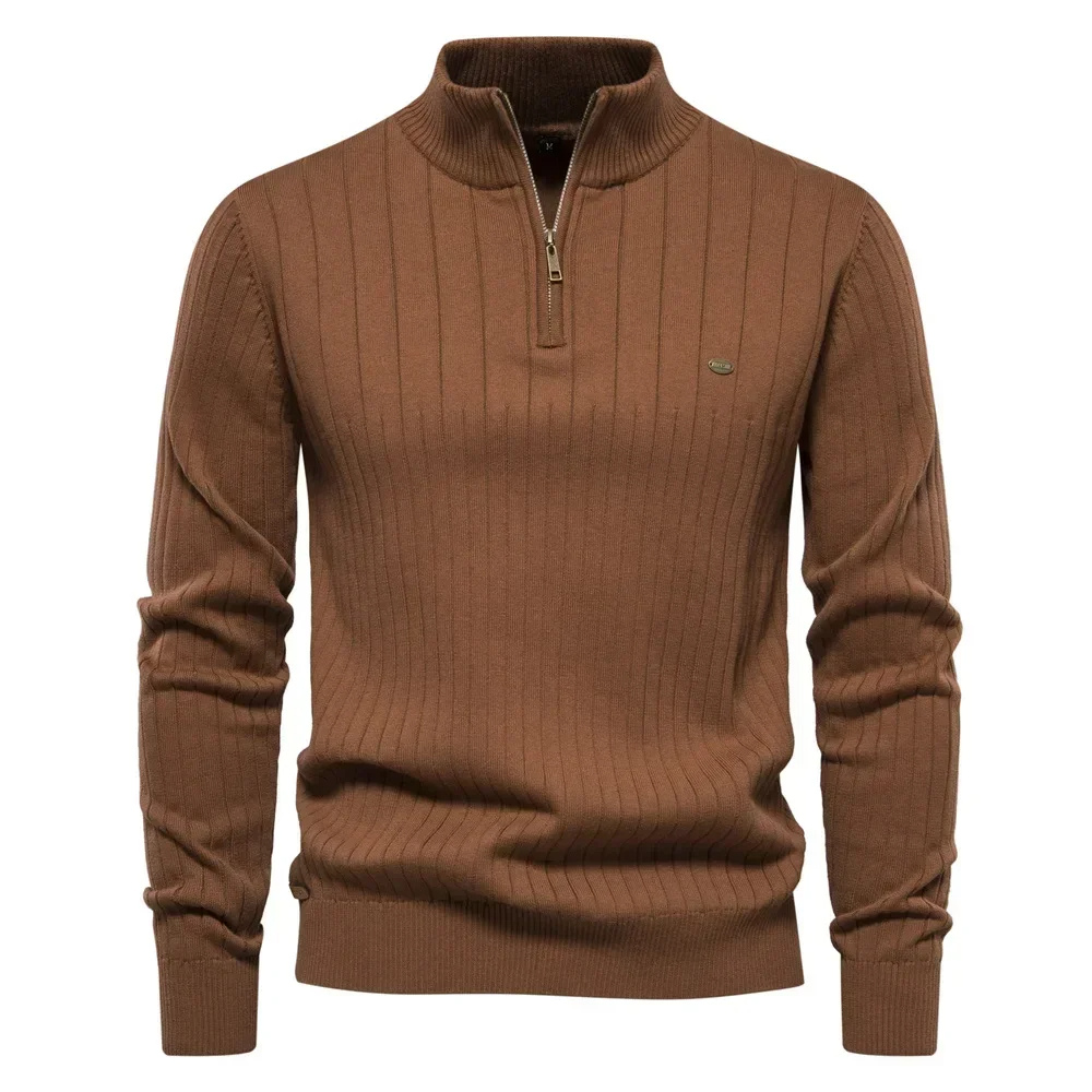 Reißman - Eleganter Pullover mit Reißverschluss Herren – Modern & Bequem